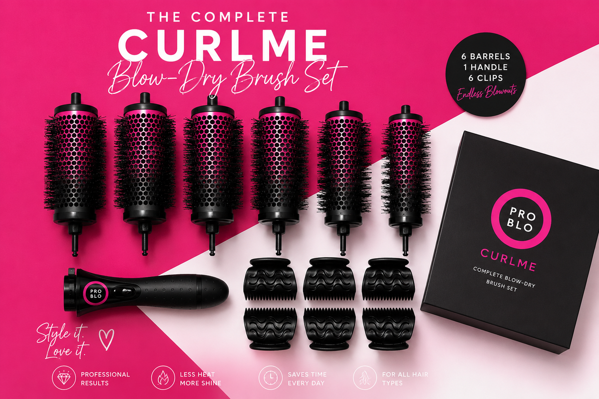 Complete CurlME blow-dry brush set