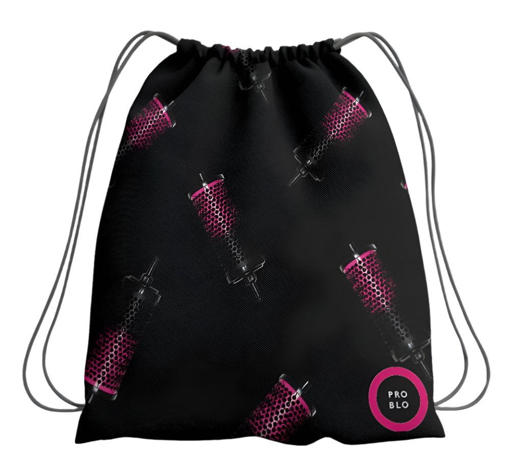 Pro Blo storage bag in black for blow-dry brush barrels